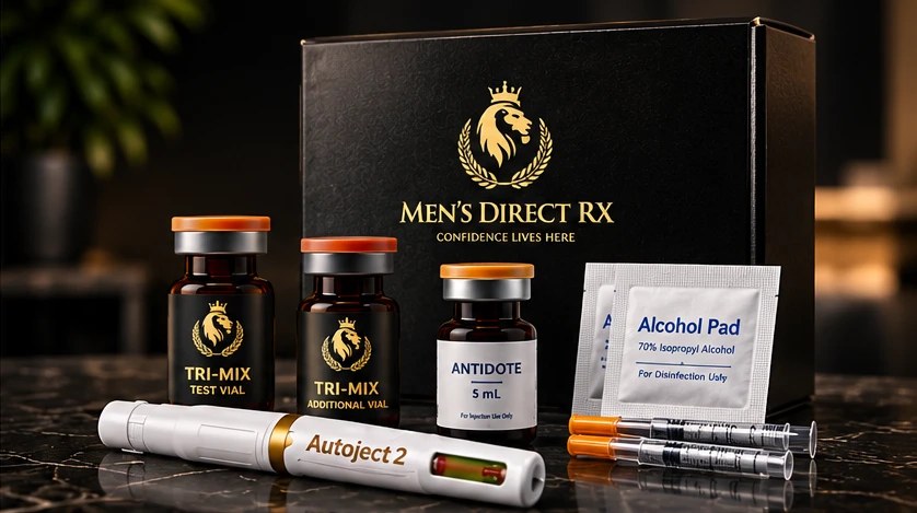 Trimix starter kit with Autoject applicator